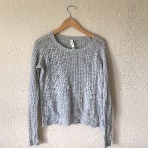 grey comfy sweater